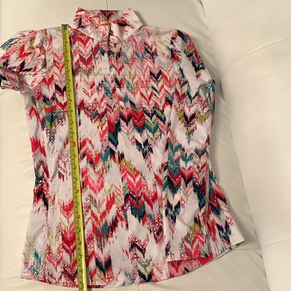 EP NY Long Sleeve Golf Women’s Top 1/4 Zip Multi Print Shirt Size XS - Picture 6 of 9